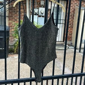 Silver Sparkle Bodysuit